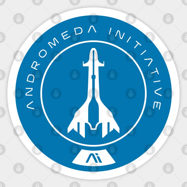 ME: Andromeda Initiative Sticker by galacticshirts